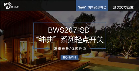 绅典系列轻点开关——高尚高雅，提升层次